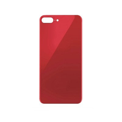 Rear Glass Replacement with Bigger Size Camera Hole Carving for iPhone 8 Plus (NO LOGO)-Red Rear Glass Replacement with Bigger Size Camera Hole Carving for iPhone 8 Plus (NO LOGO)-Red